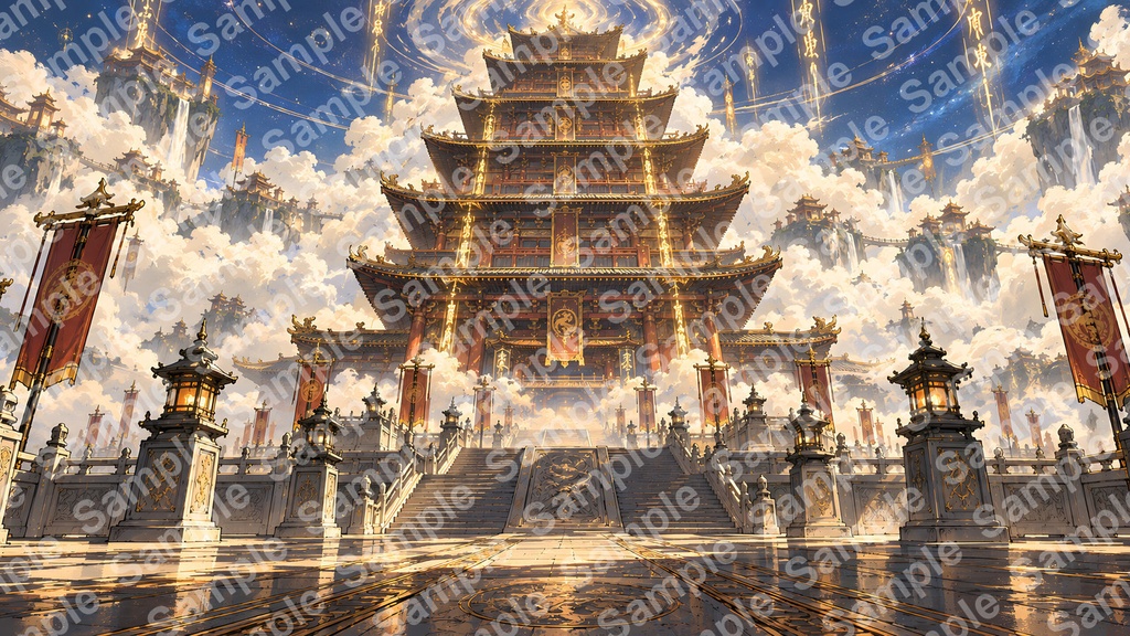 武侠ファンタジー背景パック