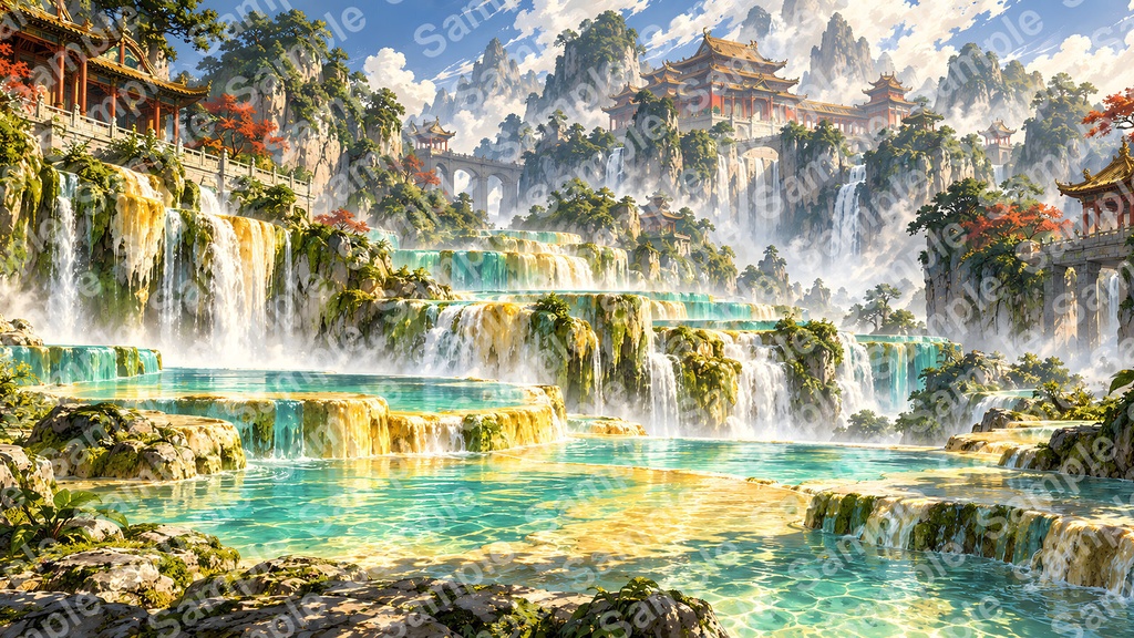武侠ファンタジー背景パック(無料版)