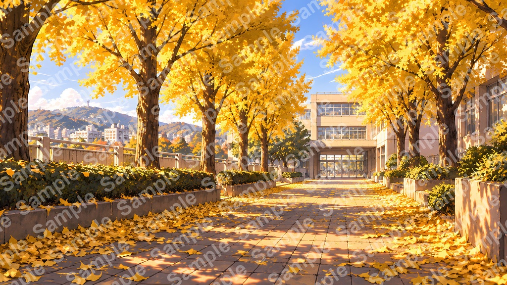 日本の学校背景パック(無料版)