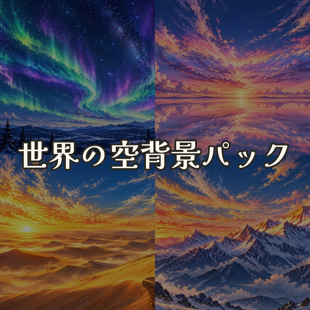 世界の空背景パック(無料版)