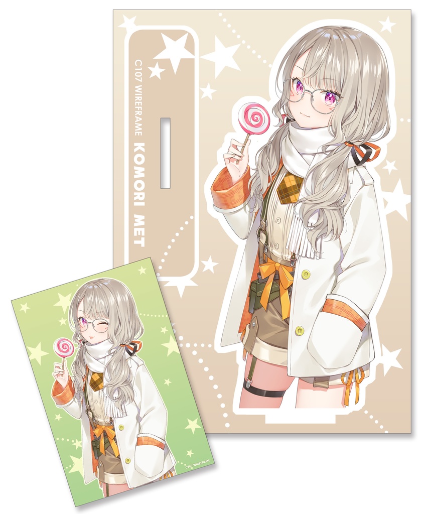 C107 小森めと 大きめアクリルスタンドセット