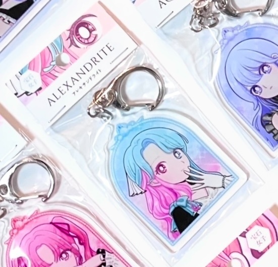 【アクリルキーホルダー】宝石女子「アレキサンドライト」