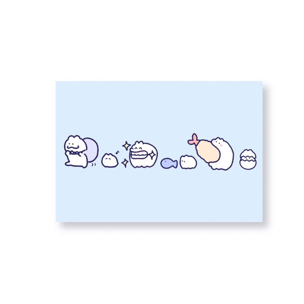 【ポストカード】くりゅりん