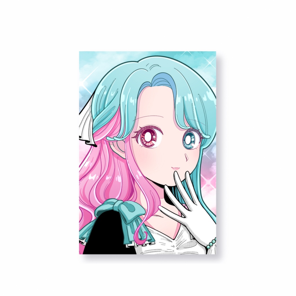 【ポストカード】宝石女子「アレキサンドライト」