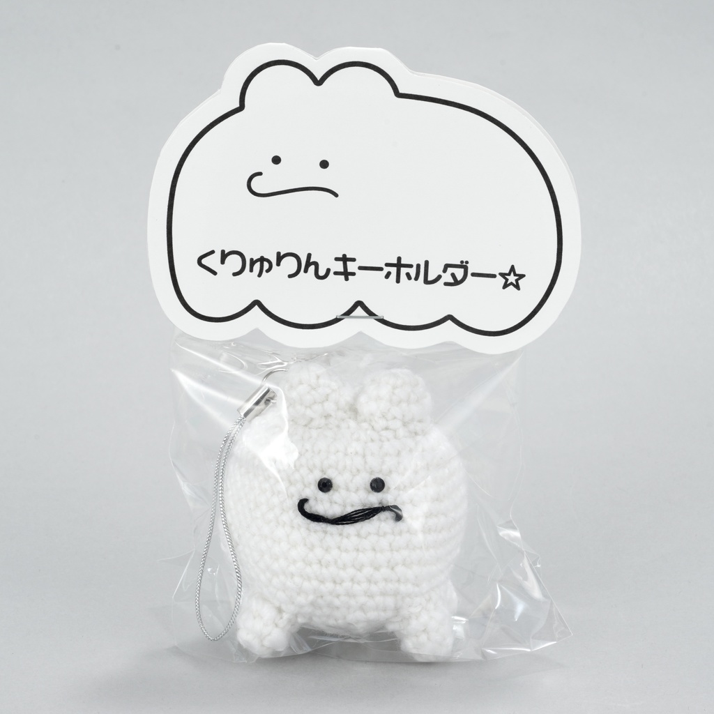 NEW【1点もの】くりゅりん&デビりん ぬいキーホルダー