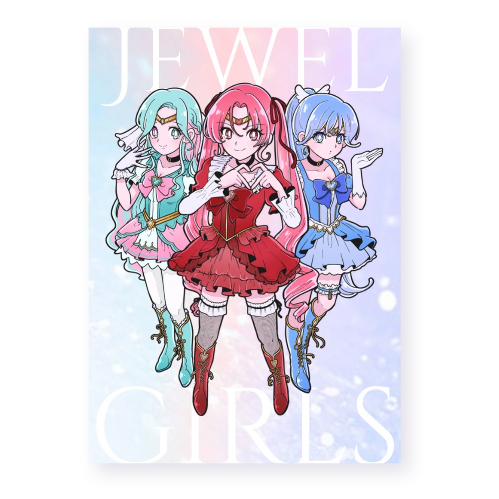 【ポストカード】宝石女子