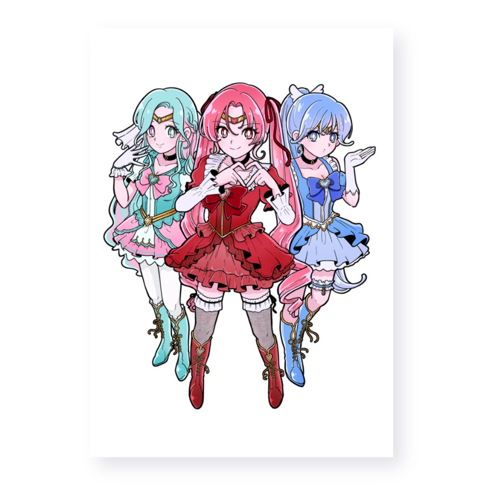 【ポストカード】宝石女子