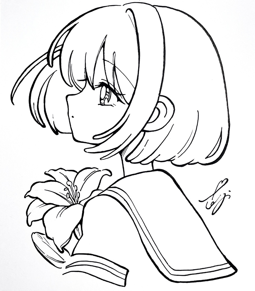 【非売品】原画『黄昏』