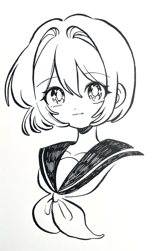 【非売品】原画『凪の少女』