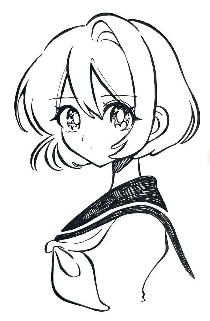 【SOLDOUT】原画『凛とした少女』