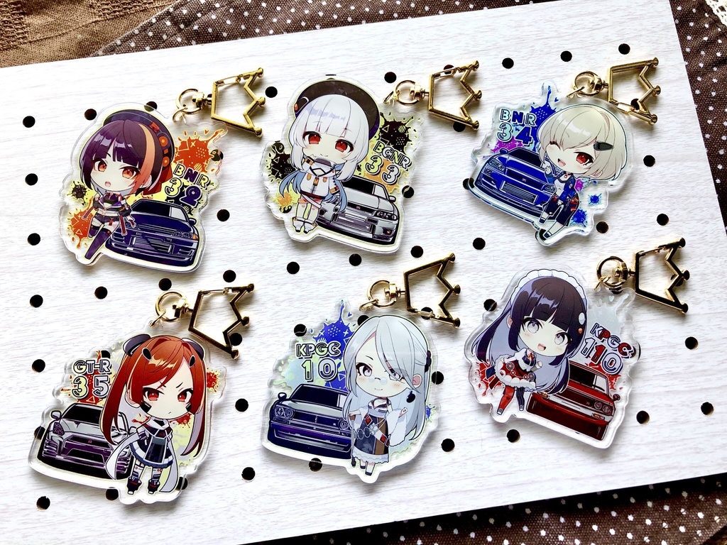 【GT-R擬人化】アクリルキーホルダー