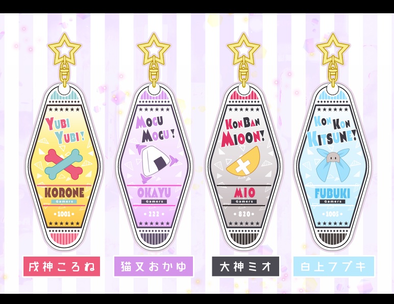 【非公式】ゲーマーズモーテルキーホルダー