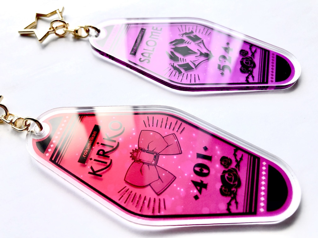 【非公式】お嬢様モーテルキー&ミニホテルキー