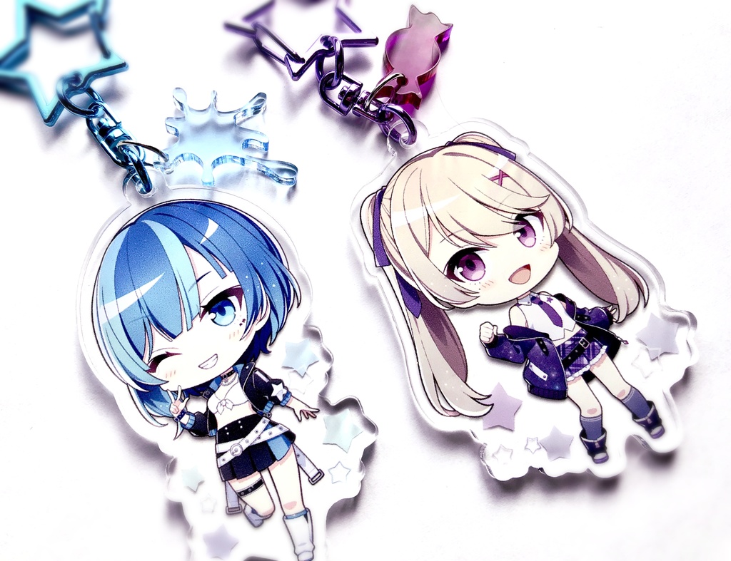 創作「オーバードール」アクリルキーホルダー