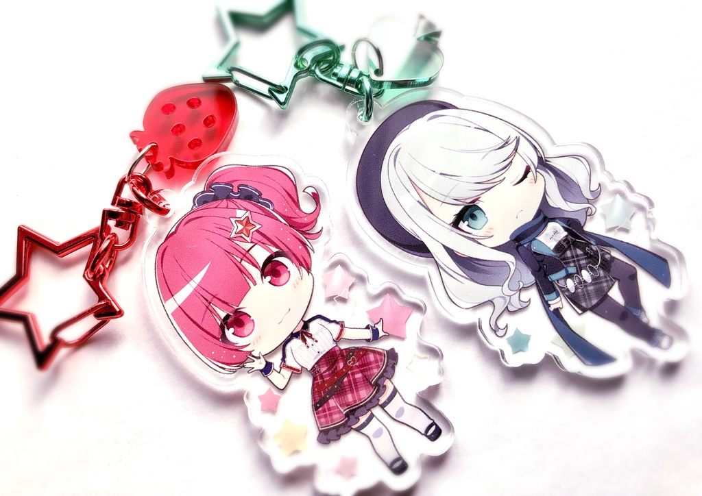 創作「オーバードール」アクリルキーホルダー