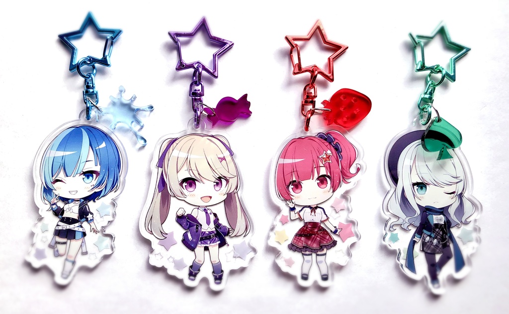 創作「オーバードール」アクリルキーホルダー