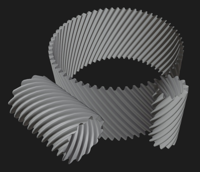 Blender3.3 ジオメトリノードで歯車生成v3(22/11/22改定)