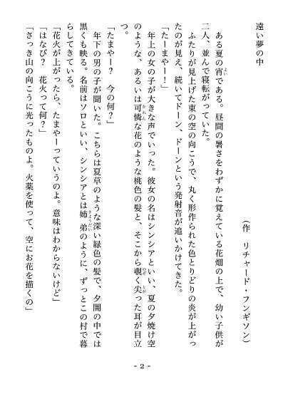 【#こことき_お題:2023年8月「夏祭り」】遠い夢の中(Ⅳ勇者×シンシア)