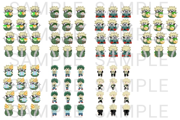 ピクスクでかつけアバター・エフェクトセット