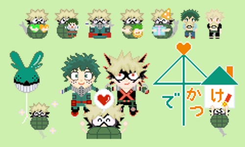 ピクスクでかつけアバター・エフェクトセット