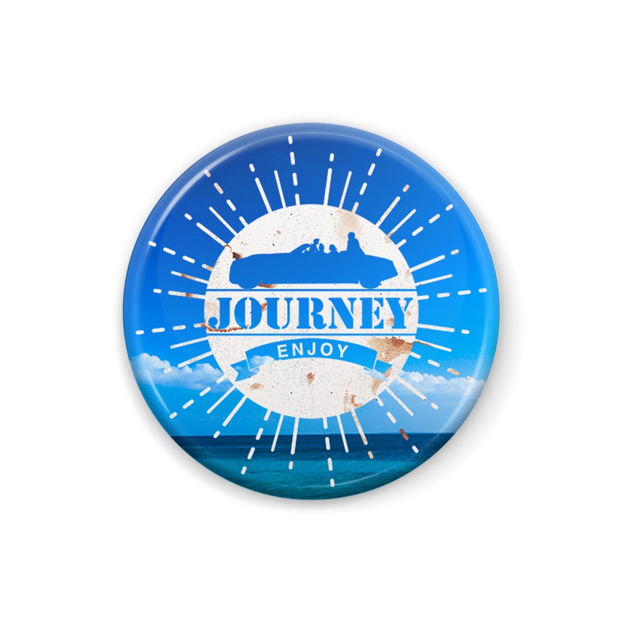 キーホルダー&缶バッジ【-Galdin Quay motif-】