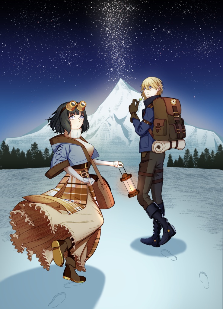 ポストカード 緑/黄/青