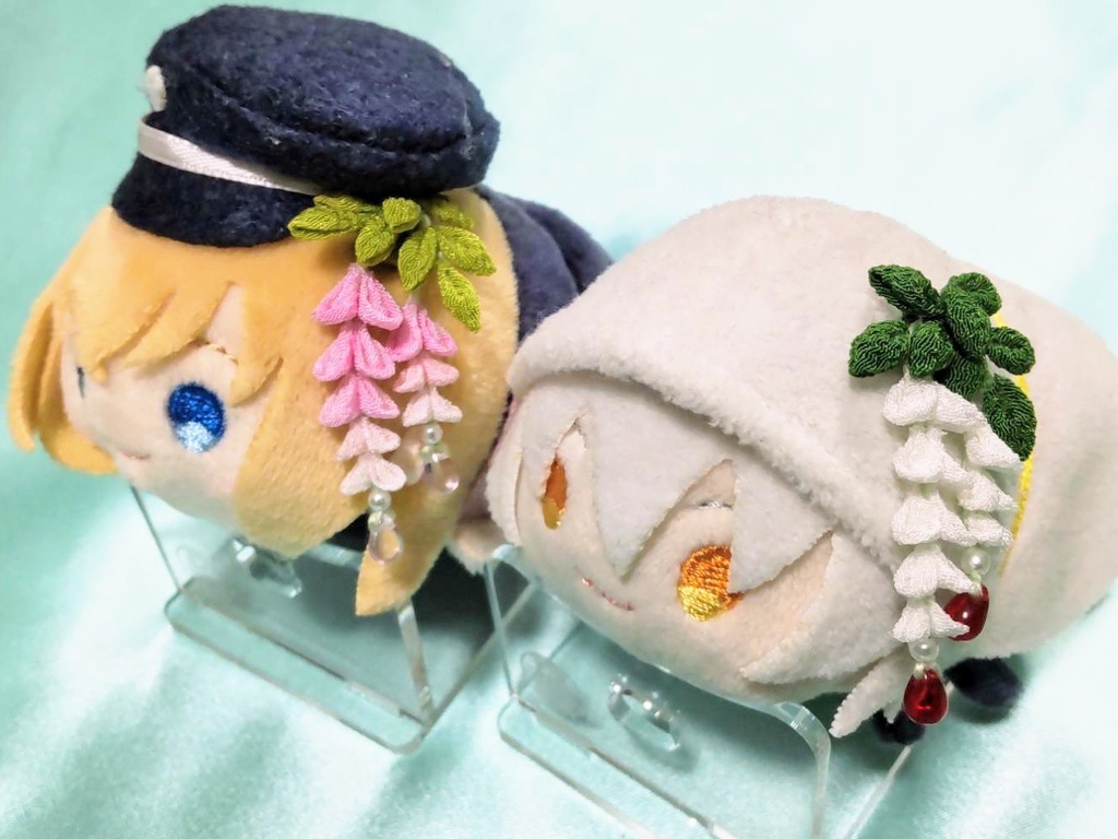 藤型アクセサリー(ビーズ付)