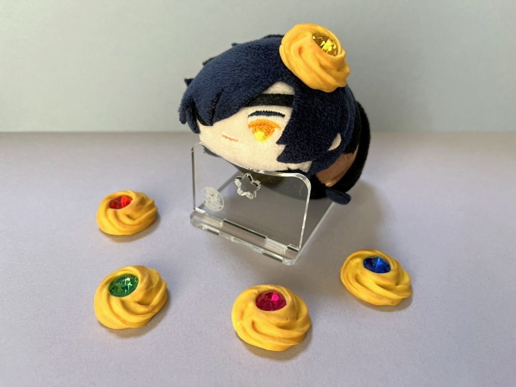 宝石クッキー型アクセサリー