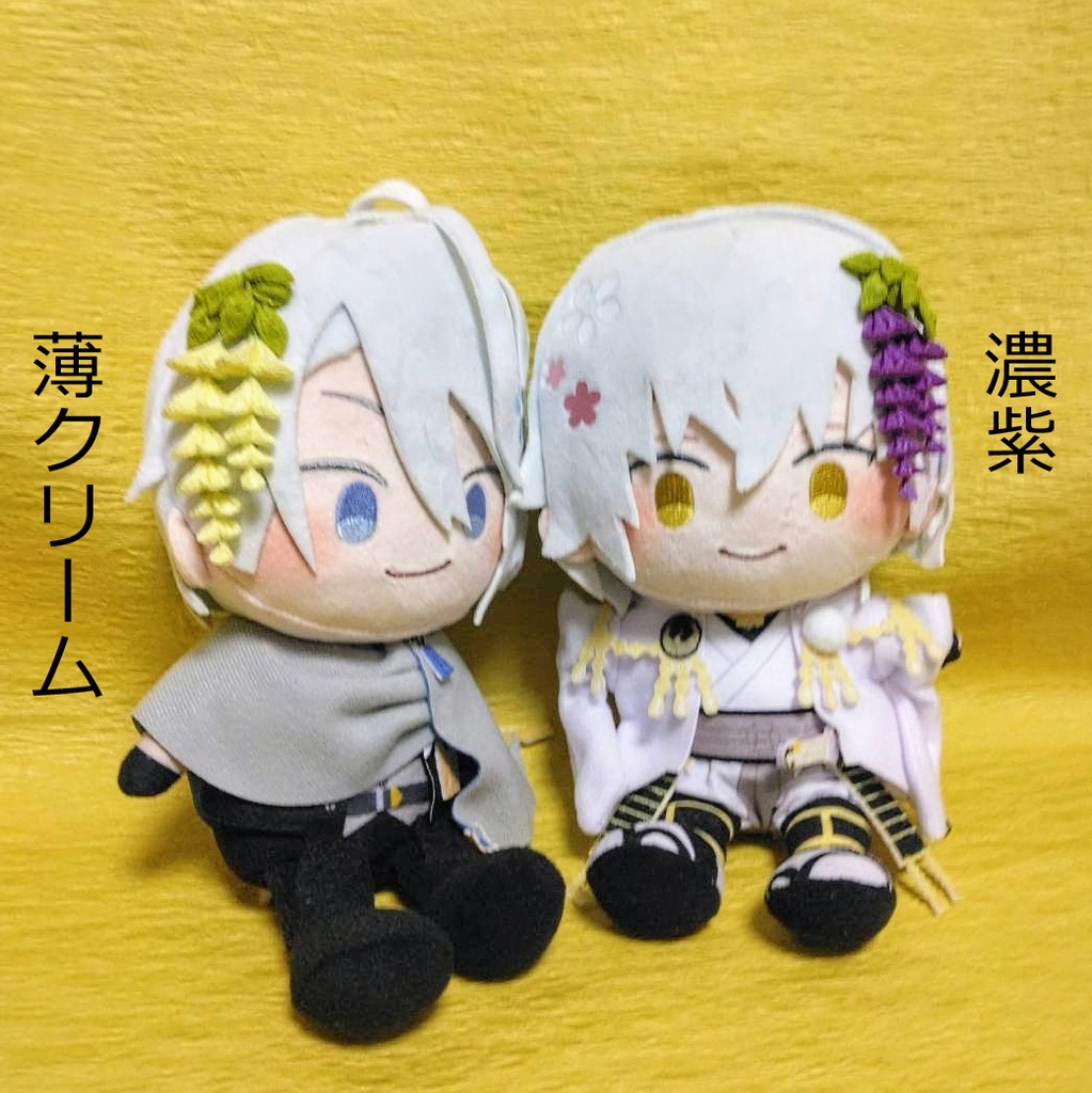 大きな藤型アクセサリー