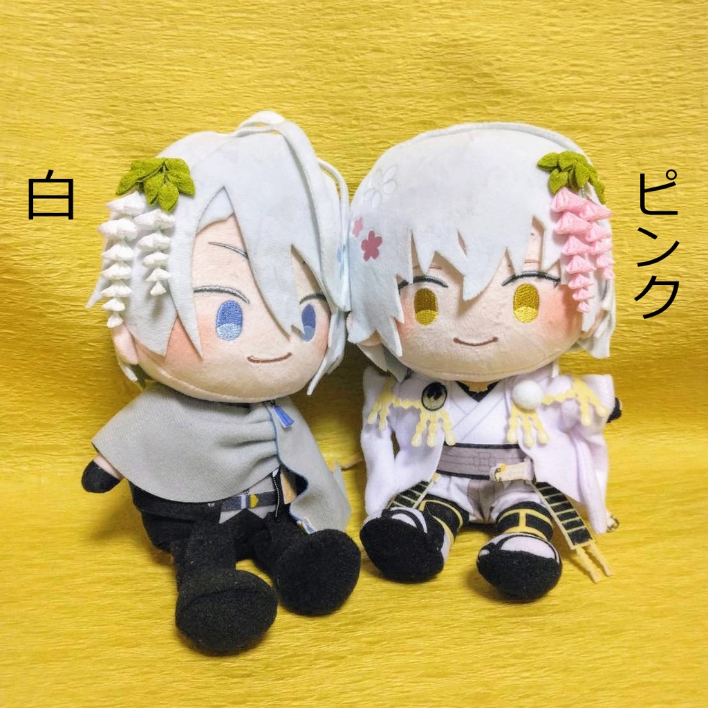 大きな藤型アクセサリー