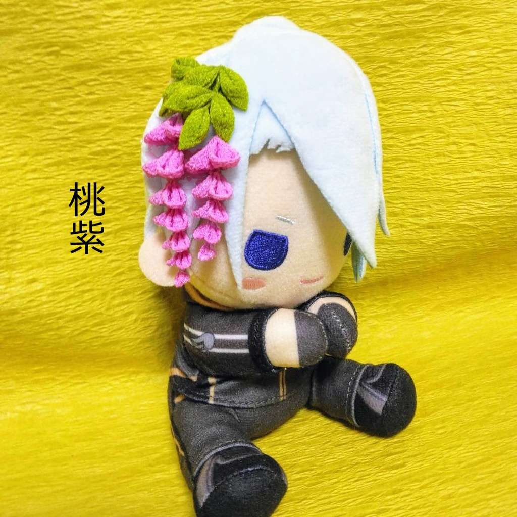 大きな藤型アクセサリー