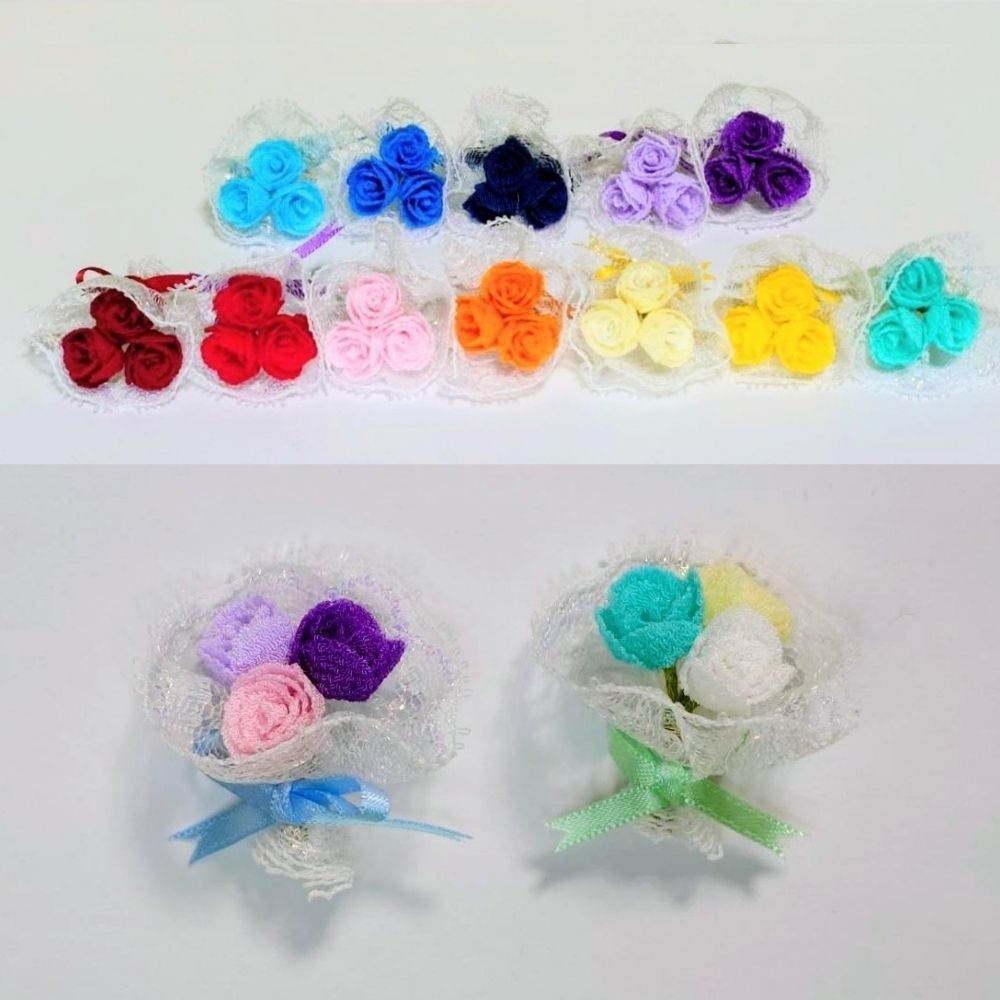 バラの花束型アクセサリー