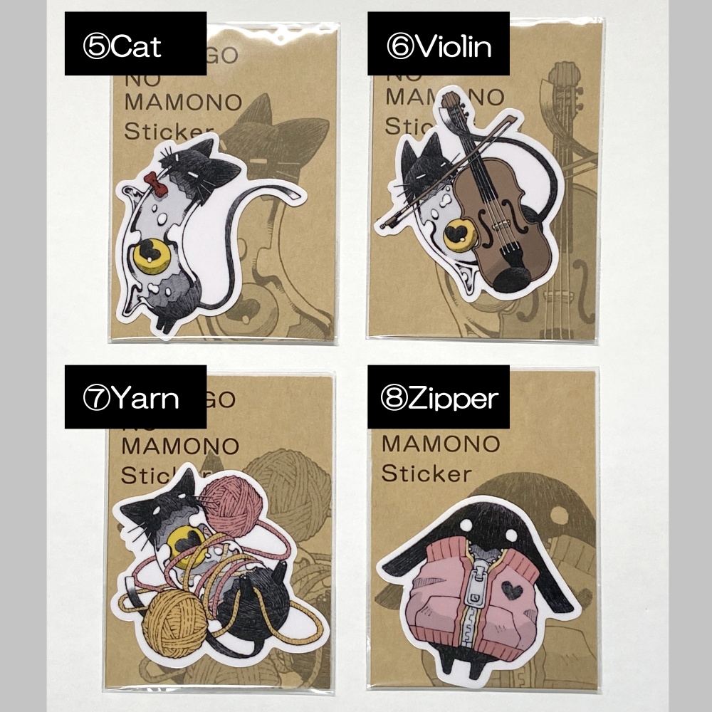 タマゴノマモノステッカー