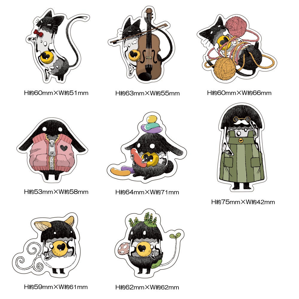 タマゴノマモノステッカー