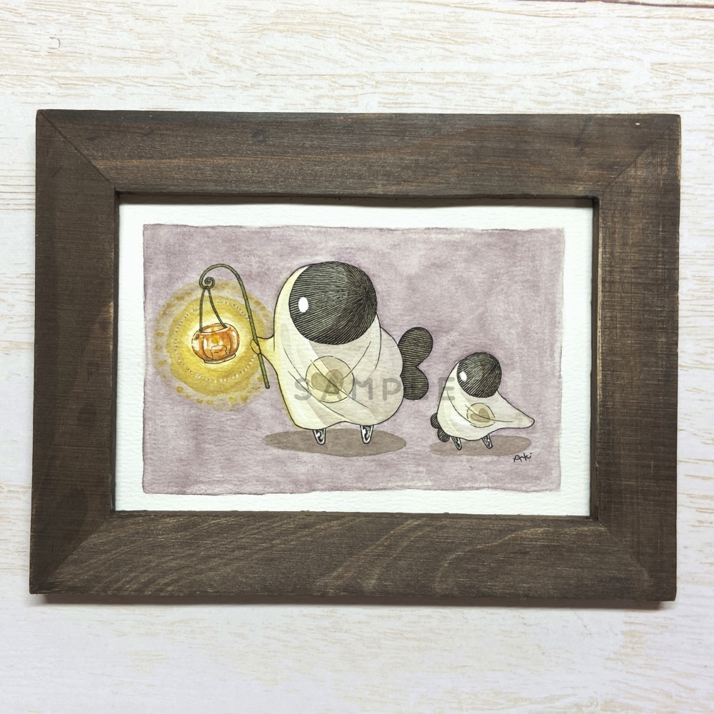 【原画】何かの気配を感じて