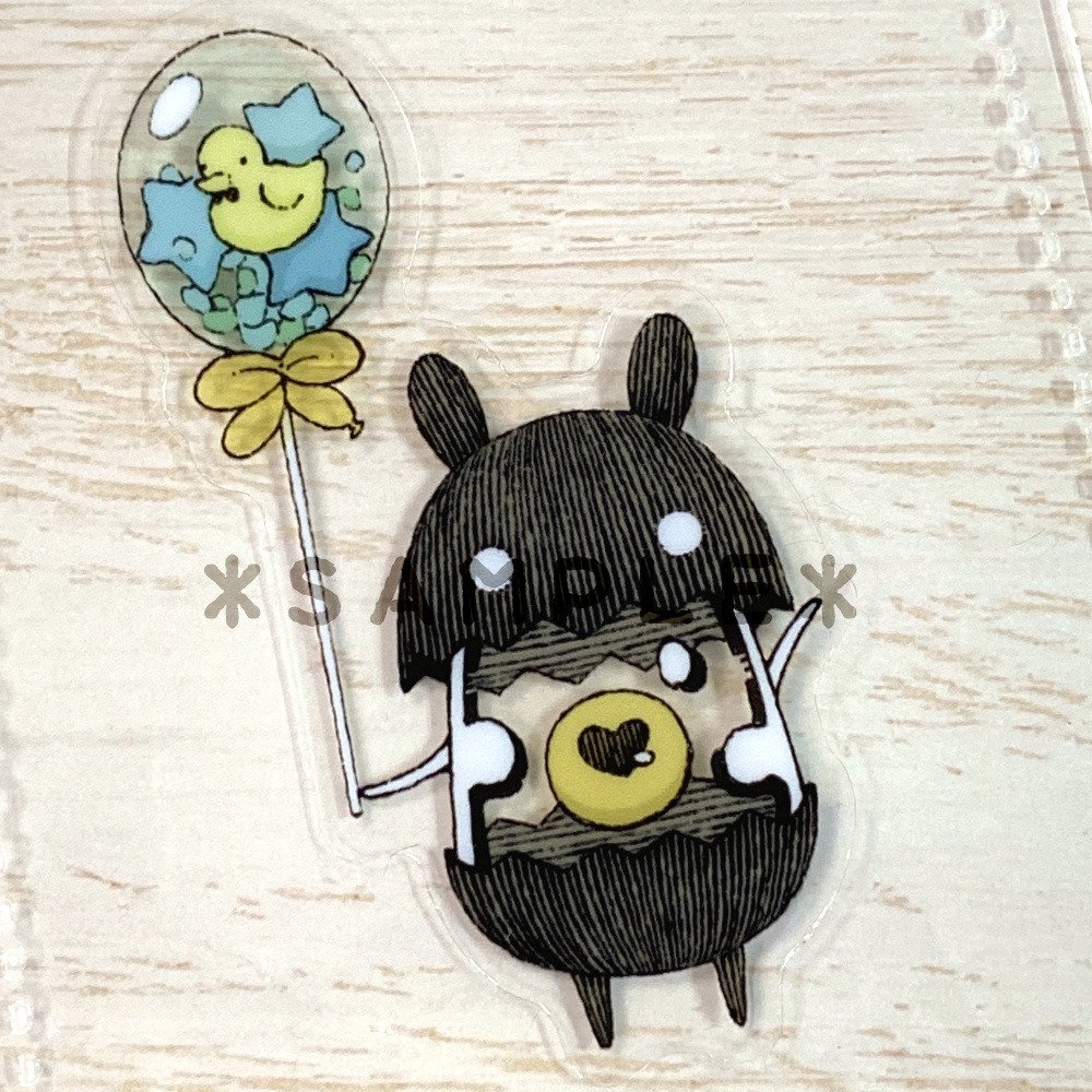 クリアステッカー