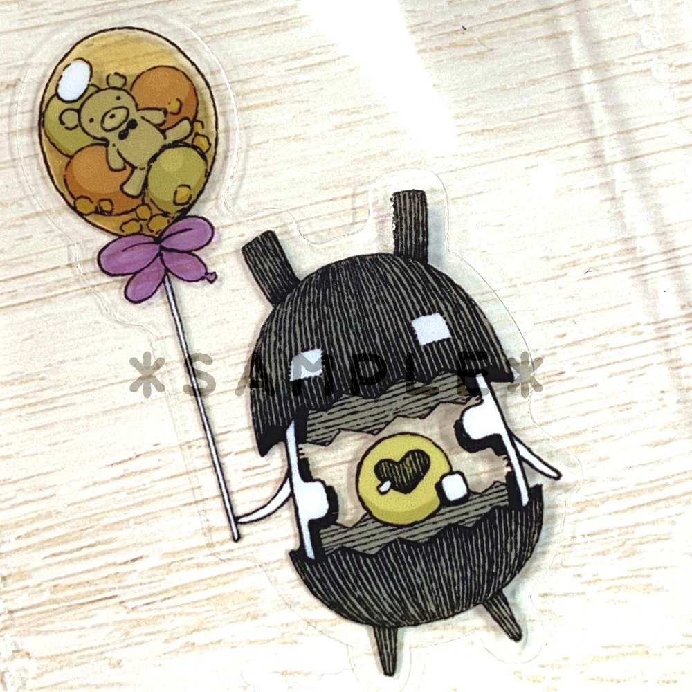 クリアステッカー