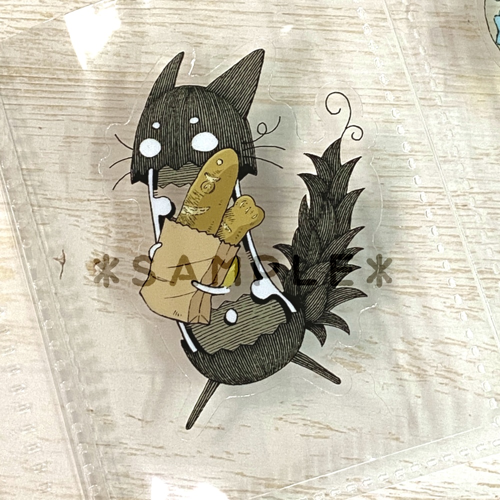 クリアステッカー