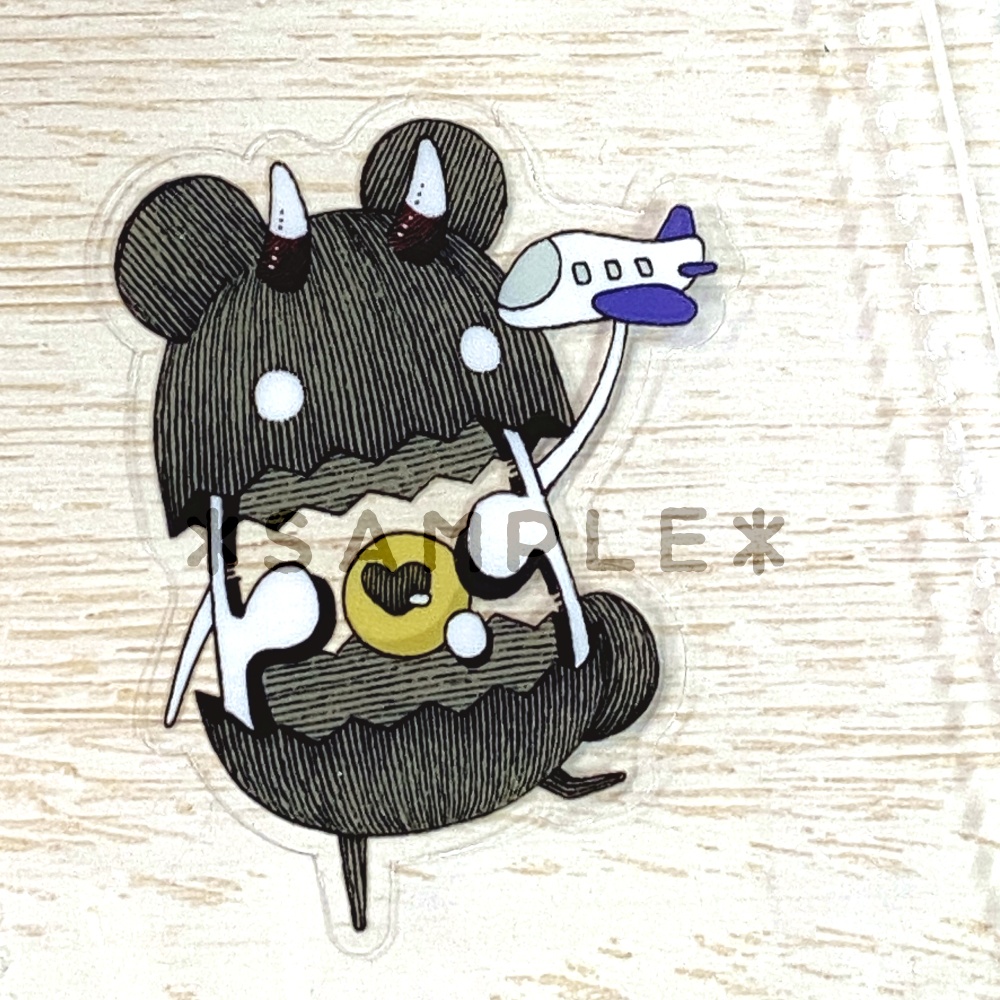 クリアステッカー