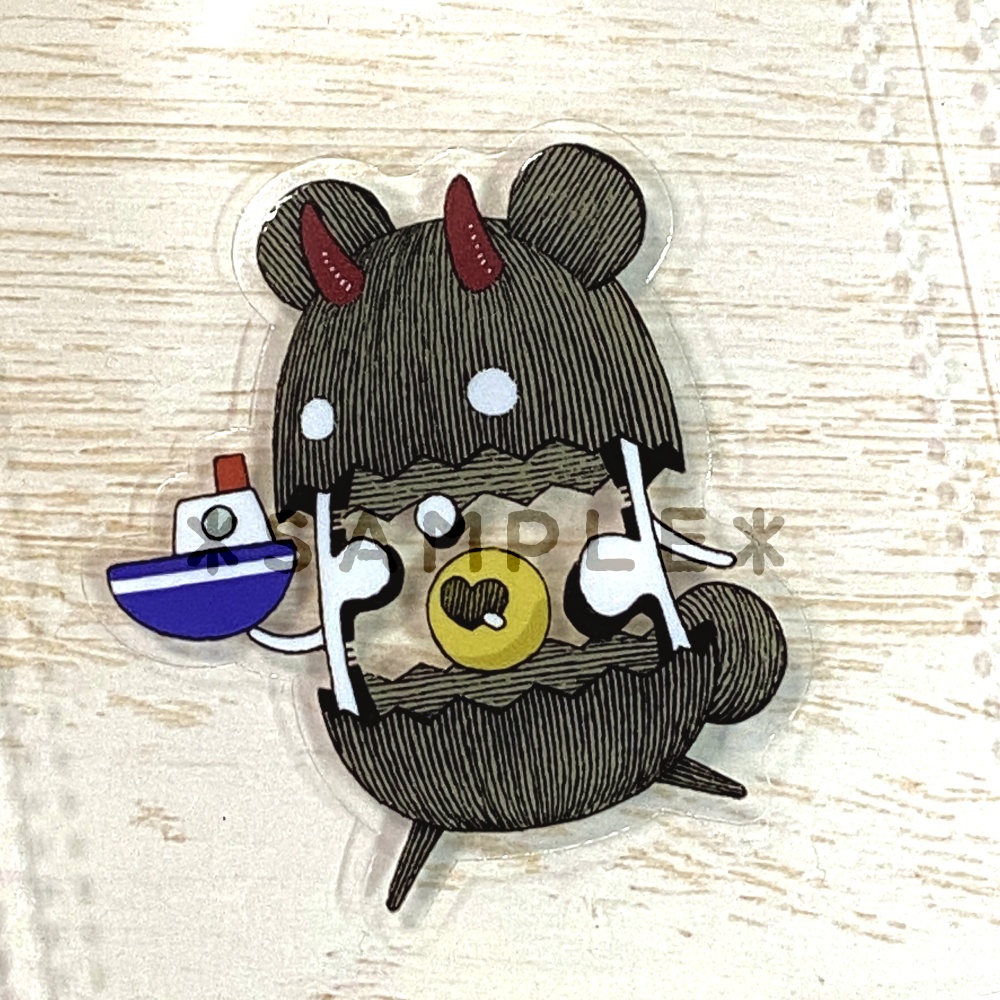 クリアステッカー