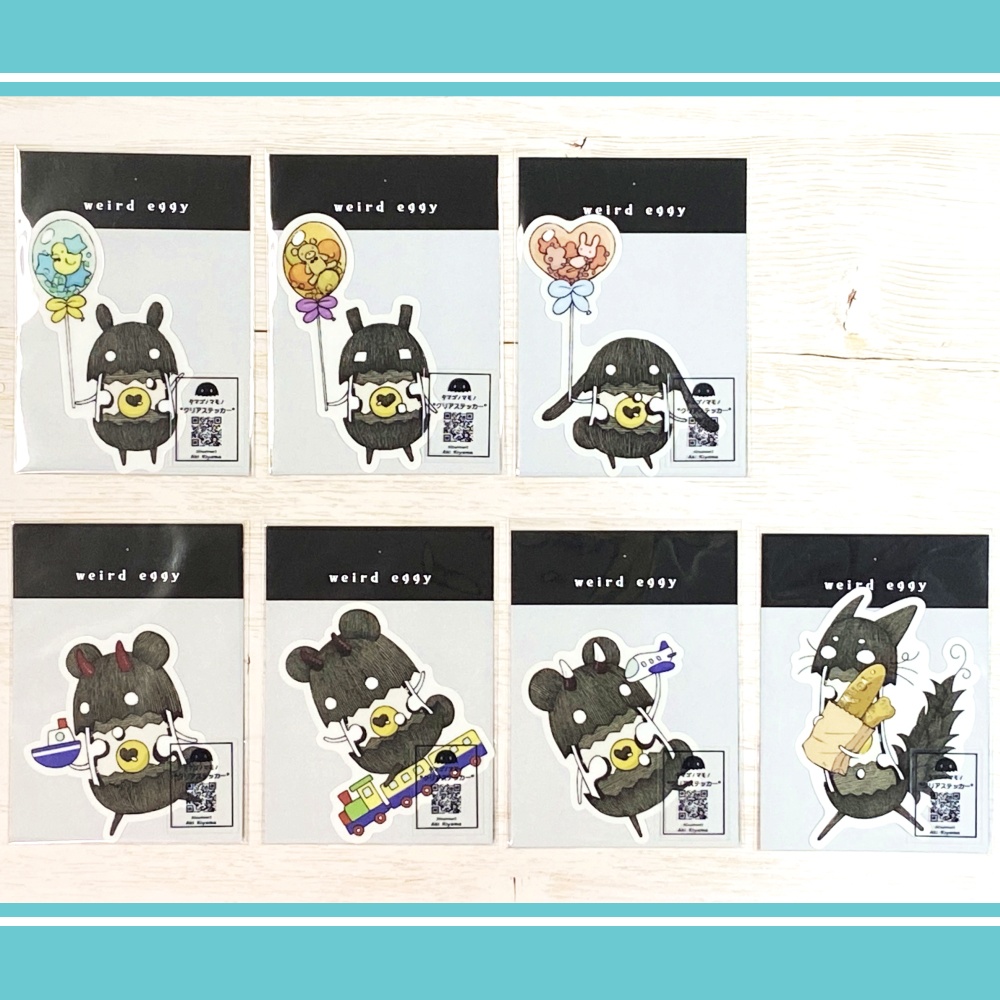 クリアステッカー