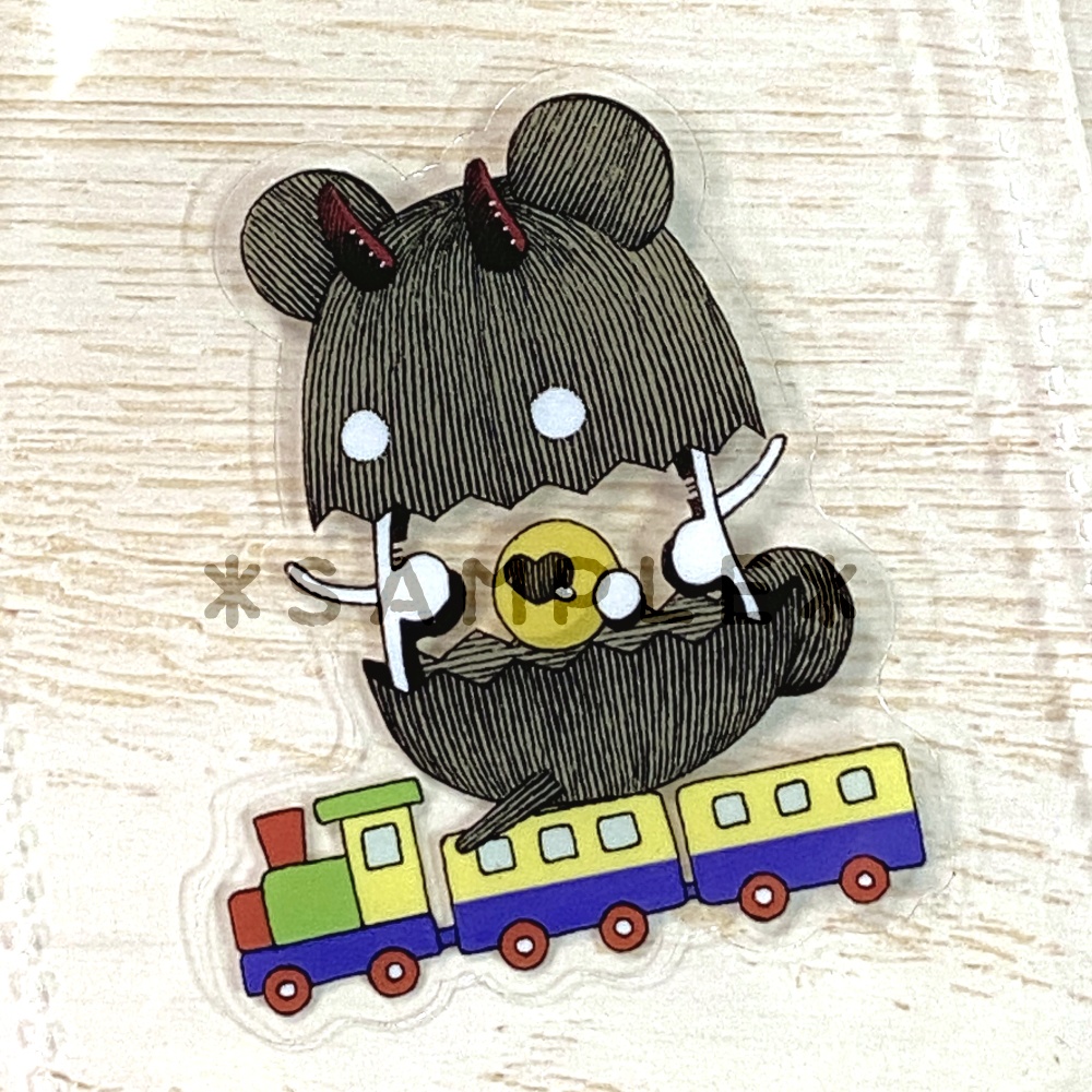 クリアステッカー