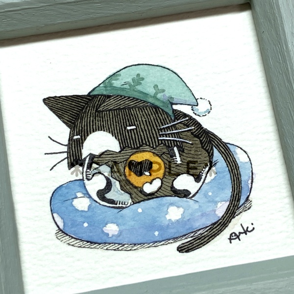 【原画】おやすみコネコ