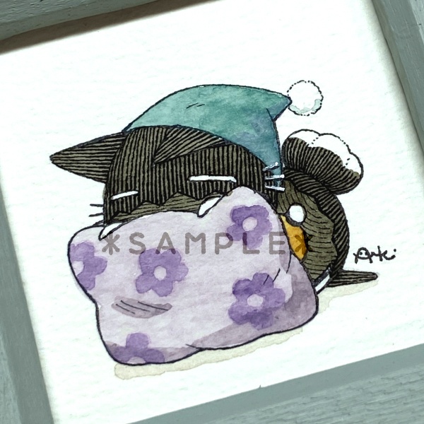 【原画】おやすみコネコ