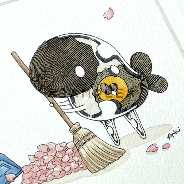【原画】お掃除