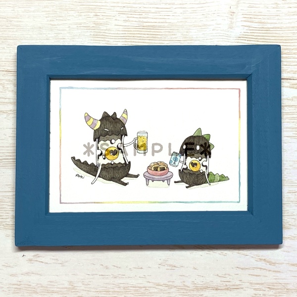 【原画】休日の怪獣タマゴ