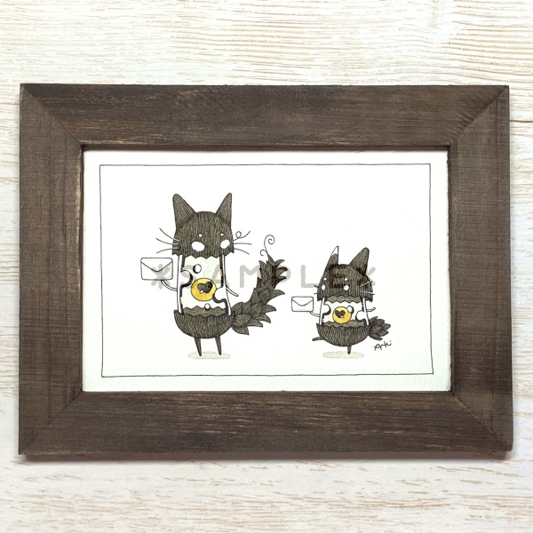 【原画】お手紙書いた！