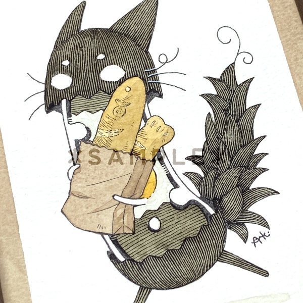 【原画】おさかなパン