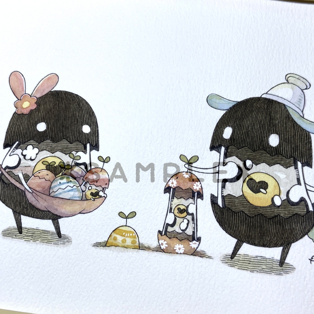 【原画】イースターエッグの収穫