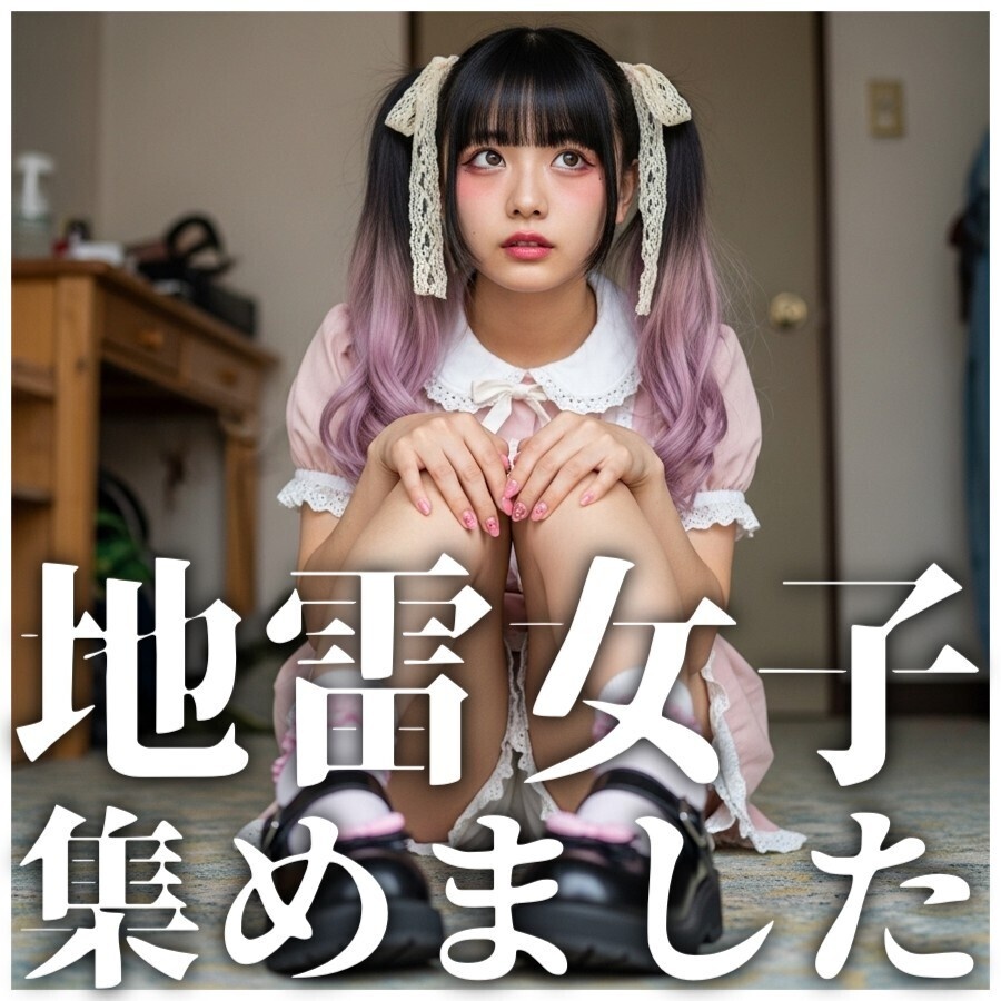 【30枚】病みかわ地雷系女子 Vol.1(商用利用OK)